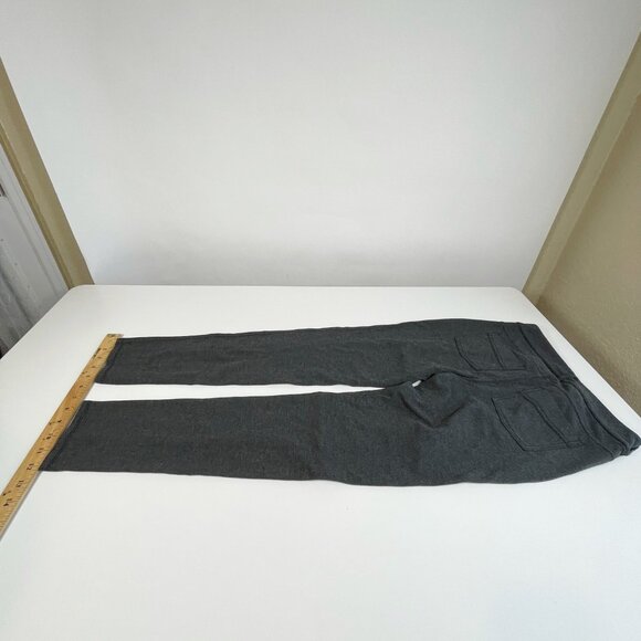 Athleta Ponte Moto Skinny Pant Leggings Heather Gray Sz 2 Womens Zip Pockets - Picture 3 of 10